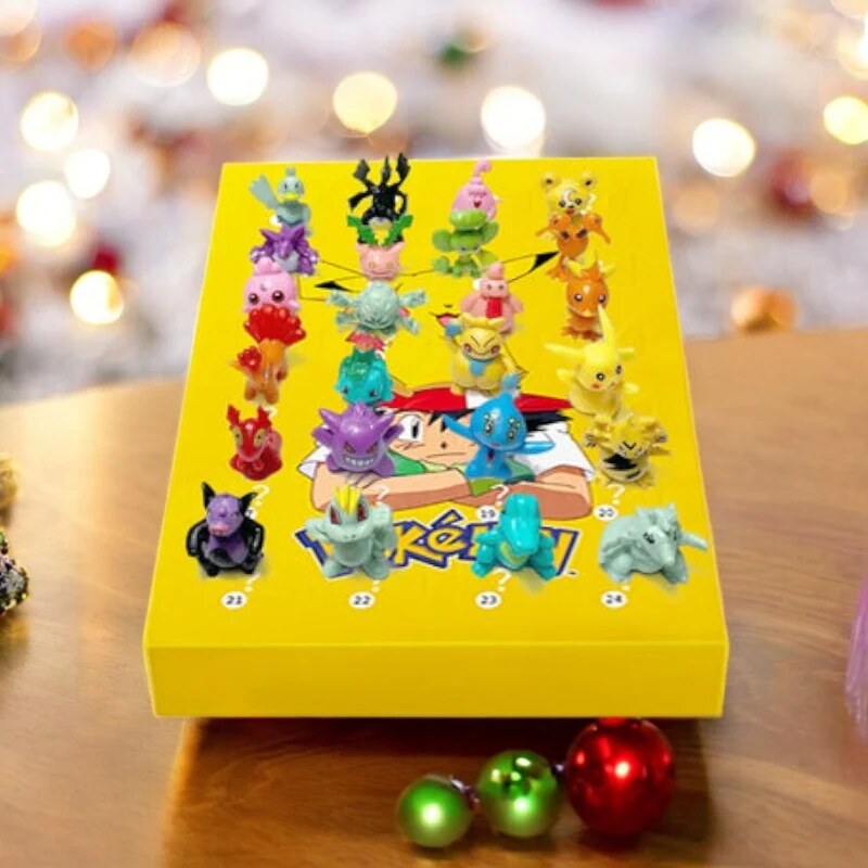 Calendrier de l'avent Pokémon – 24 minifigures à collectionner