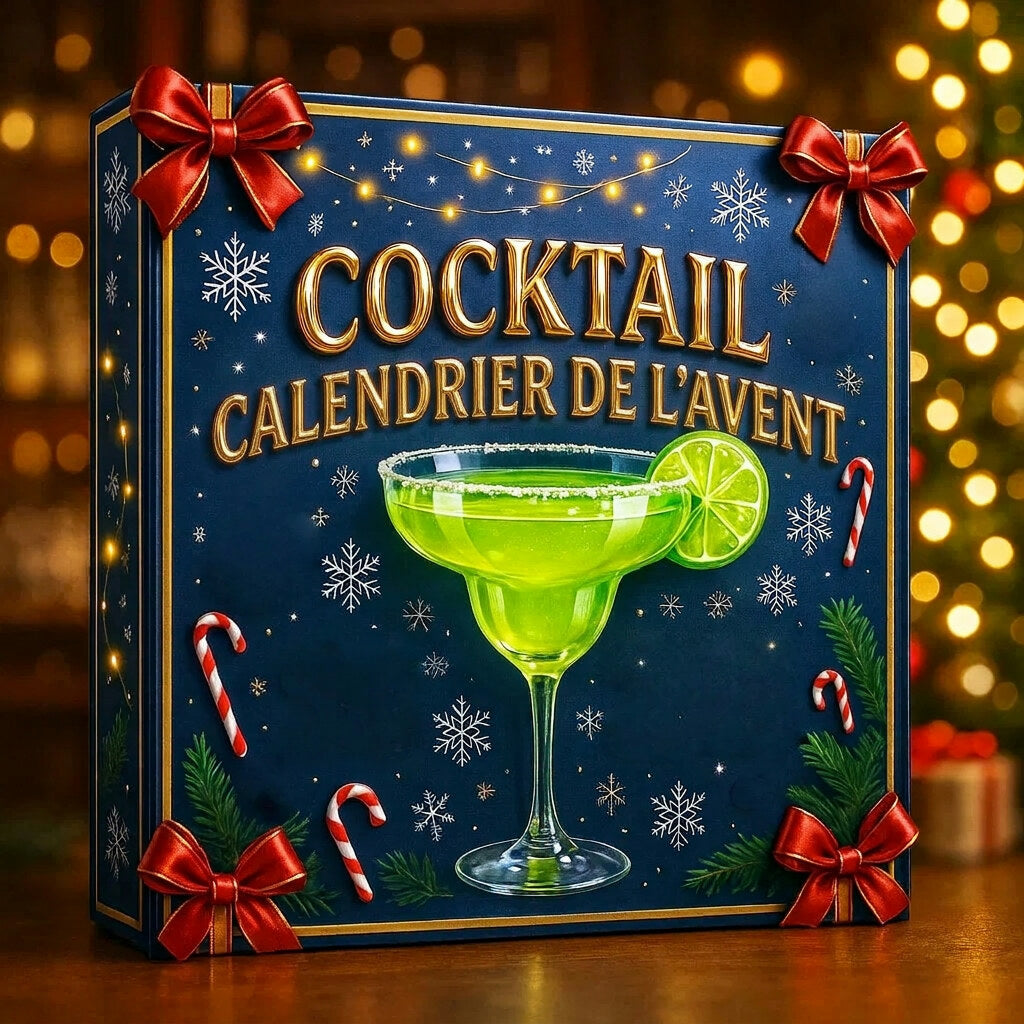 Calendrier de l'avent cocktails – 24 mini-bouteilles à suspendre