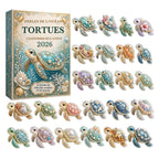 Calendrier de l'avent tortues – 24 figurines en acrylique