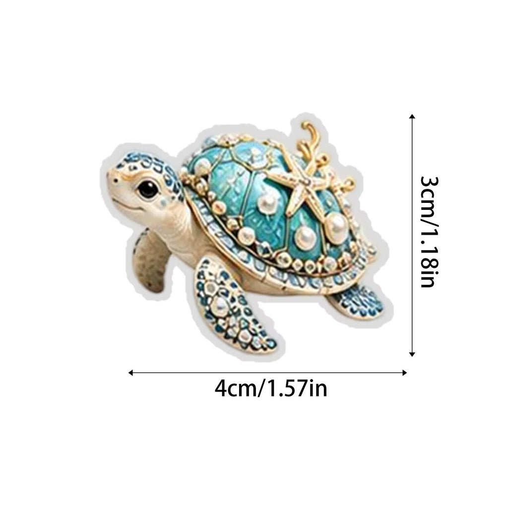 Calendrier de l'avent tortues – 24 figurines en acrylique