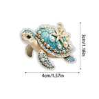 Calendrier de l'avent tortues – 24 figurines en acrylique