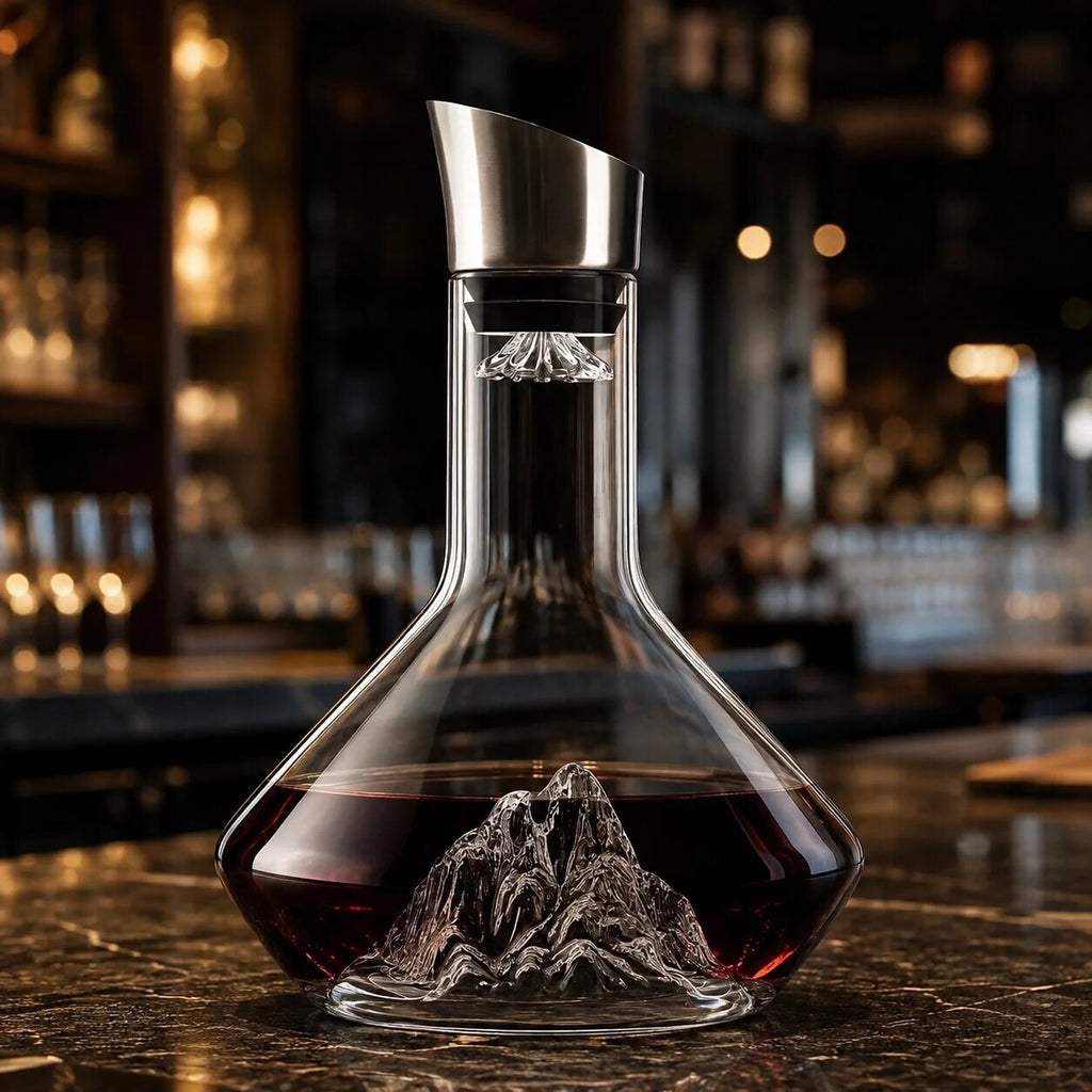 Carafe à décanter – cristal transparent design glaçon