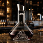 Carafe à décanter – cristal transparent design glaçon