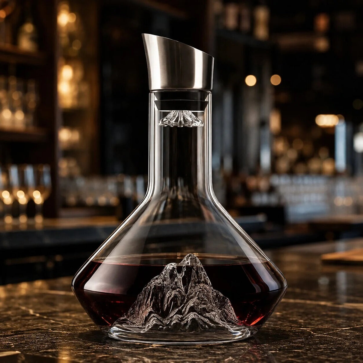 Carafe à décanter – cristal transparent design glaçon