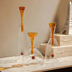 Carafe à vin en verre soufflé – décanteur avec bouchon décoratif