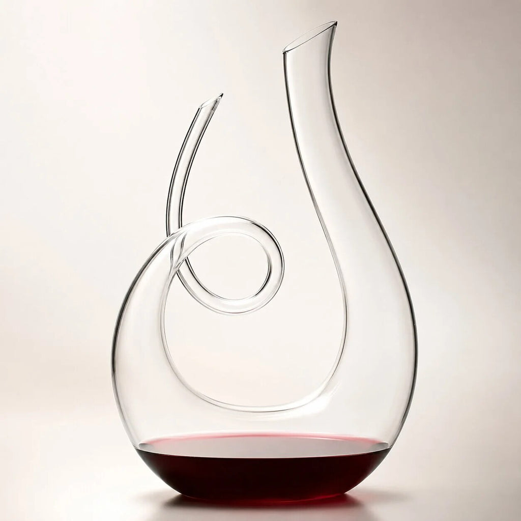 Carafe aérateur de vin – spirale élégante pour le service