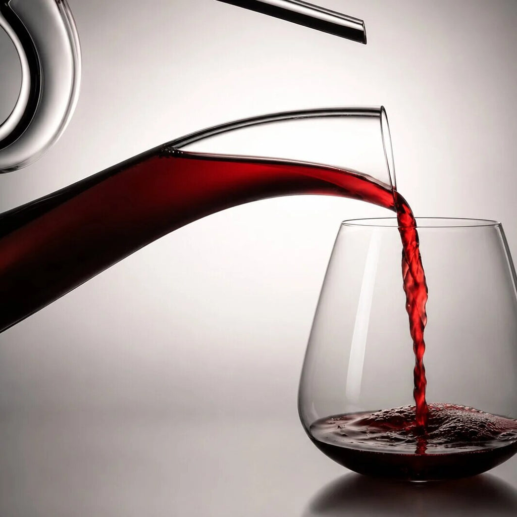 Carafe aérateur de vin – spirale élégante pour le service