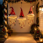 Chapeau de Noël lumineux – décoration suspendue avec LED