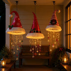 Chapeau de Noël lumineux – décoration suspendue avec LED
