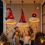 Chapeau de Noël lumineux – décoration suspendue avec LED