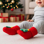 Chaussettes de Noël enfant – coton doux, motifs assortis