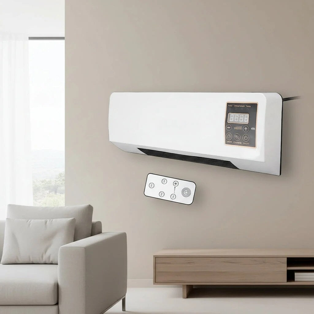 Climatiseur mural réversible – quatre fonctions, commande à distance
