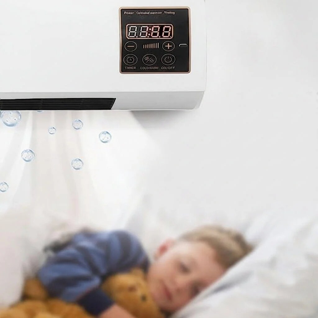 Climatiseur mural réversible – quatre fonctions, commande à distance