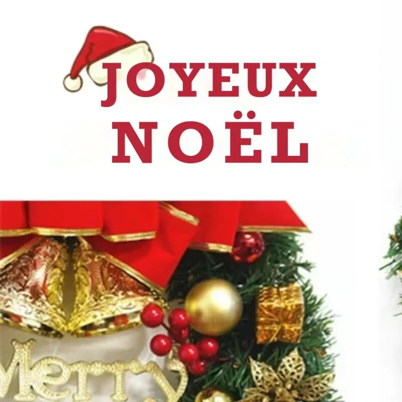 Couronne de Noël – figurines d'élan et bonhomme de neige
