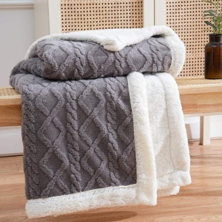 Couverture lestée Sherpa – Chaleur et confort douillet