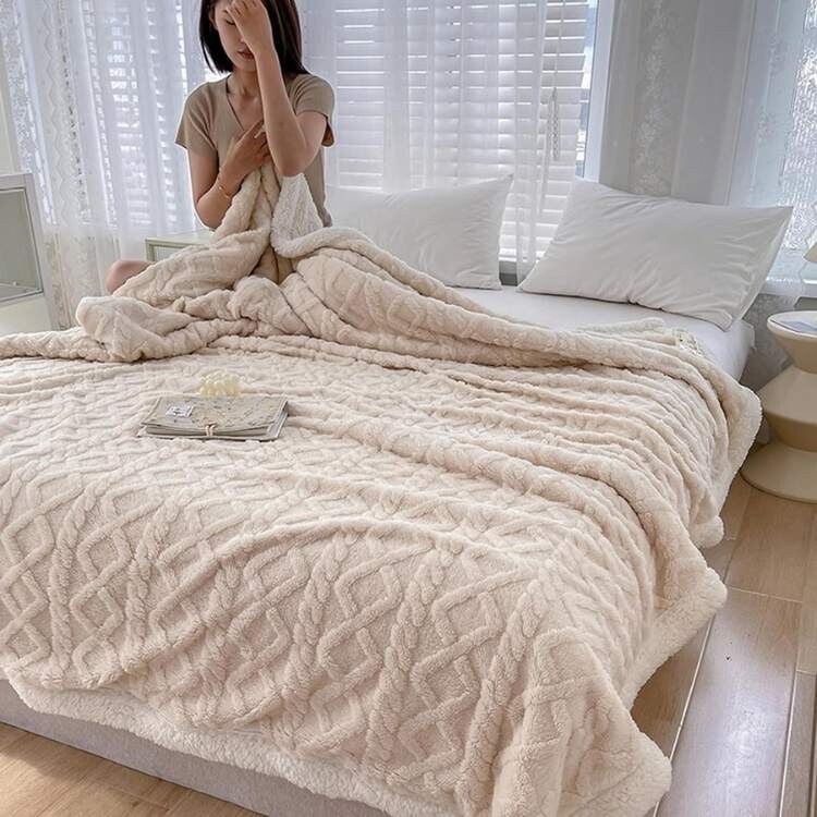 Couverture lestée Sherpa – Chaleur et confort douillet