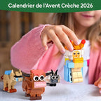 Calendrier de l'avent crèche 2026 – 24 kits pour construire la crèche