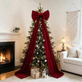 Décoration nœud papillon rouge – grande pour sapin de Noël