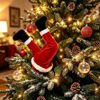 Décoration suspendue Noël – jambes mobiles pour sapin