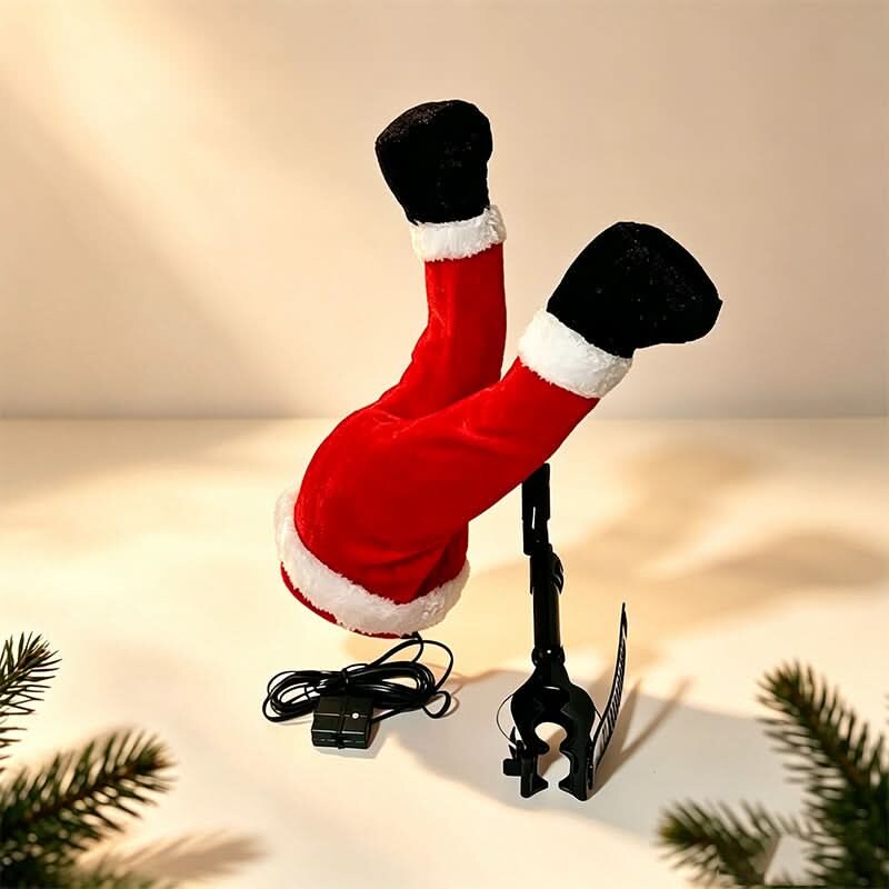 Décoration suspendue Noël – jambes mobiles pour sapin