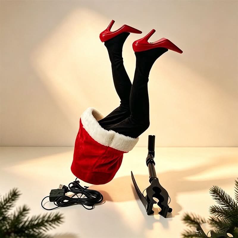 Décoration suspendue Noël – jambes mobiles pour sapin