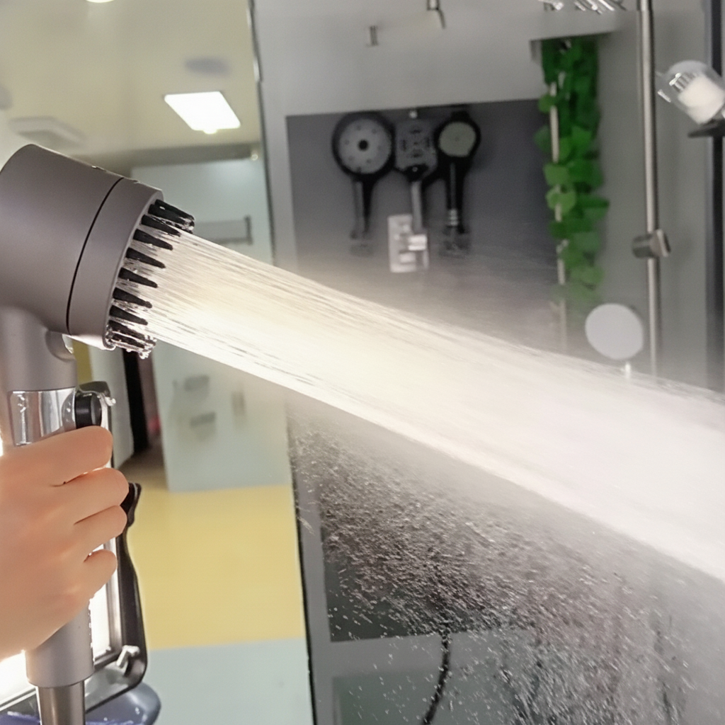 Pommeau de douche à trois modes pour massage