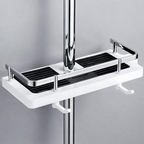 Étagère de douche sans perçage – support réglable pour barre