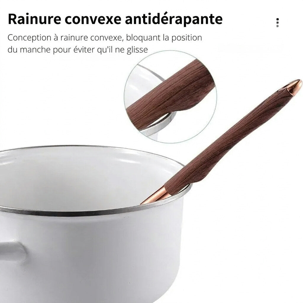 Ensemble d'ustensiles de cuisine – 10 pièces en bambou