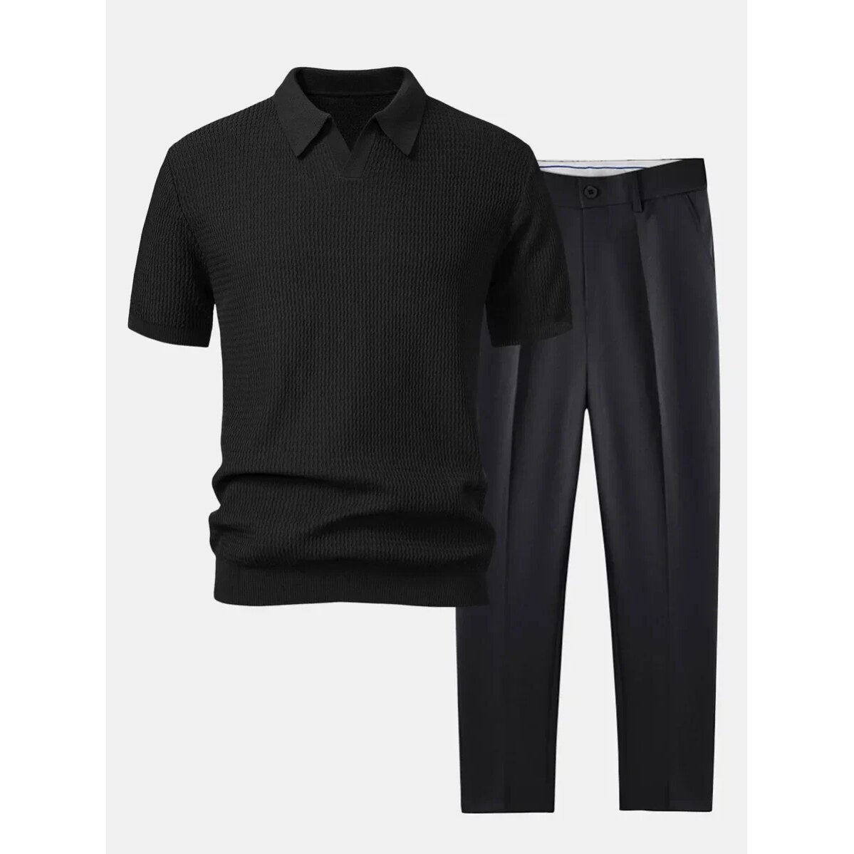 Ensemble polo et pantalon – set coordonné pour homme