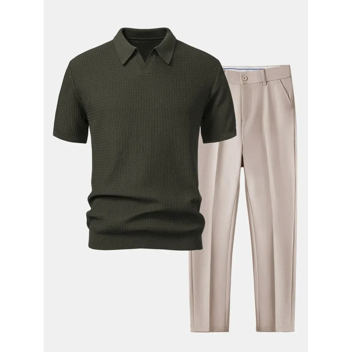 Ensemble polo et pantalon – set coordonné pour homme