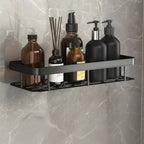 Étagère adhésive salle de bain – rangement design sans perçage