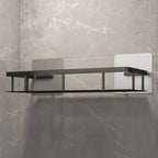 Étagère adhésive salle de bain – rangement design sans perçage