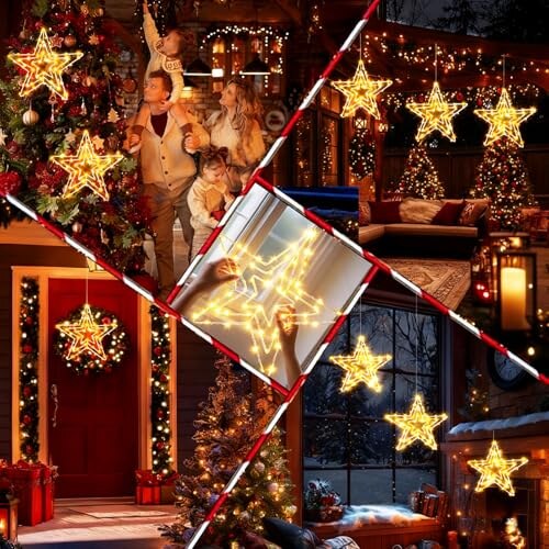 Étoiles lumineuses – suspensions LED pour l'extérieur