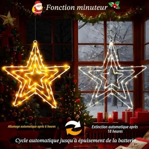 Étoiles lumineuses – suspensions LED pour l'extérieur
