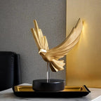 Figurine aigle – sculpture en résine pour décoration