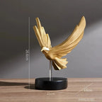Figurine aigle – sculpture en résine pour décoration