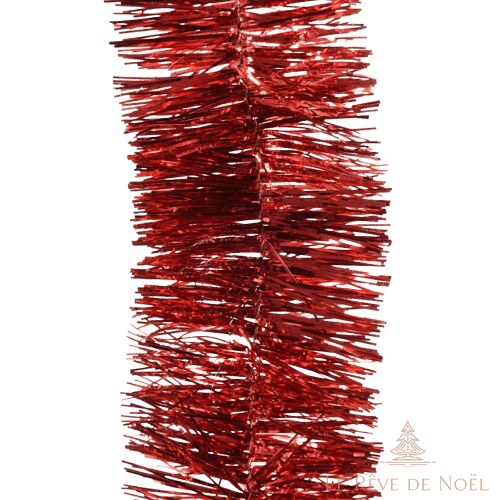 Guirlande de Noël – rouge pour intérieur et extérieur