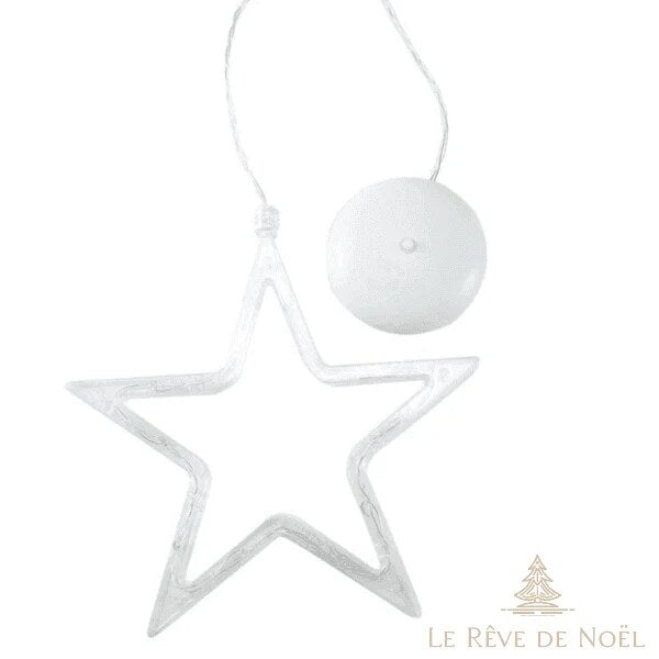 Guirlande lumineuse de Noël – motif néon avec ventouse