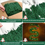 Guirlande lumineuse de sapin artificiel – blanc chaud