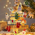 Guirlande lumineuse motifs de Noël – alimentation à piles