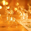 Guirlande lumineuse rennes – petite décoration blanc chaud
