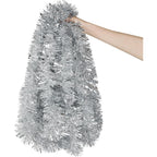Guirlande scintillante argentée – déco de Noël pailletée