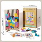 Dimensions du plateau, du chevalet et des cartes modèles
