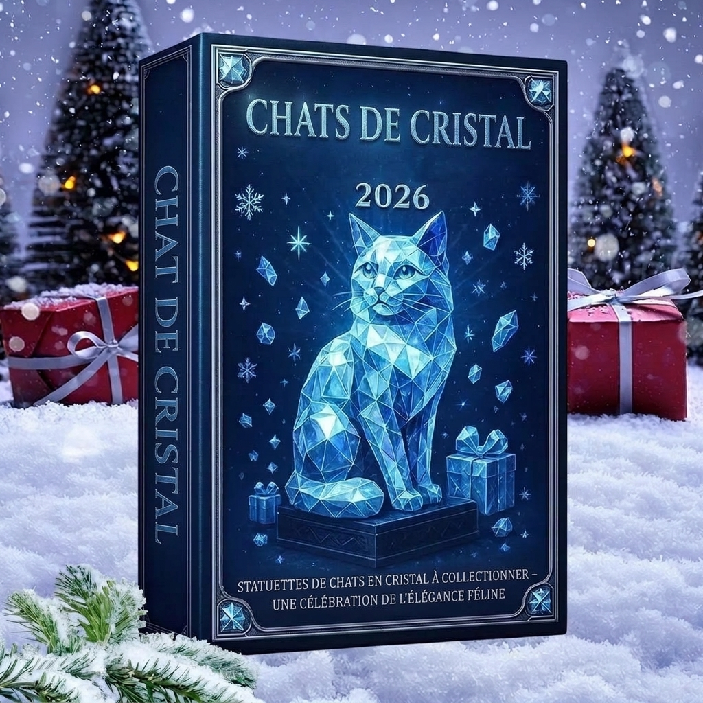 Katzen Adventskalender - 24 Acryl-Figuren für Katzenliebhaber