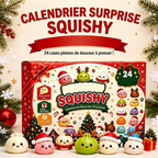 Squishy Adventskalender 2026 - 24 weiche Anti-Stress-Figuren