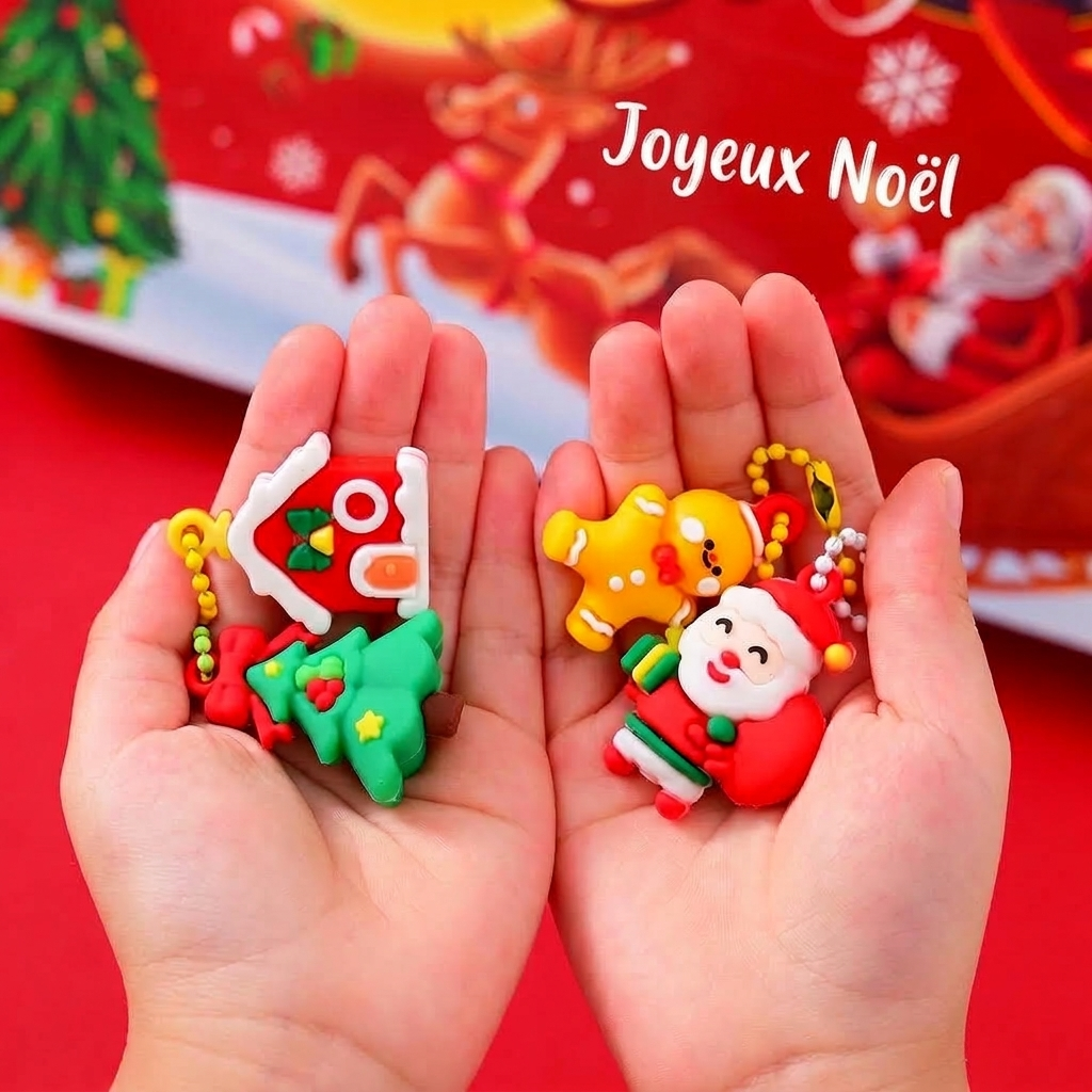 Calendrier de l'avent enfant – 24 mini-figurines de Noël à collectionner