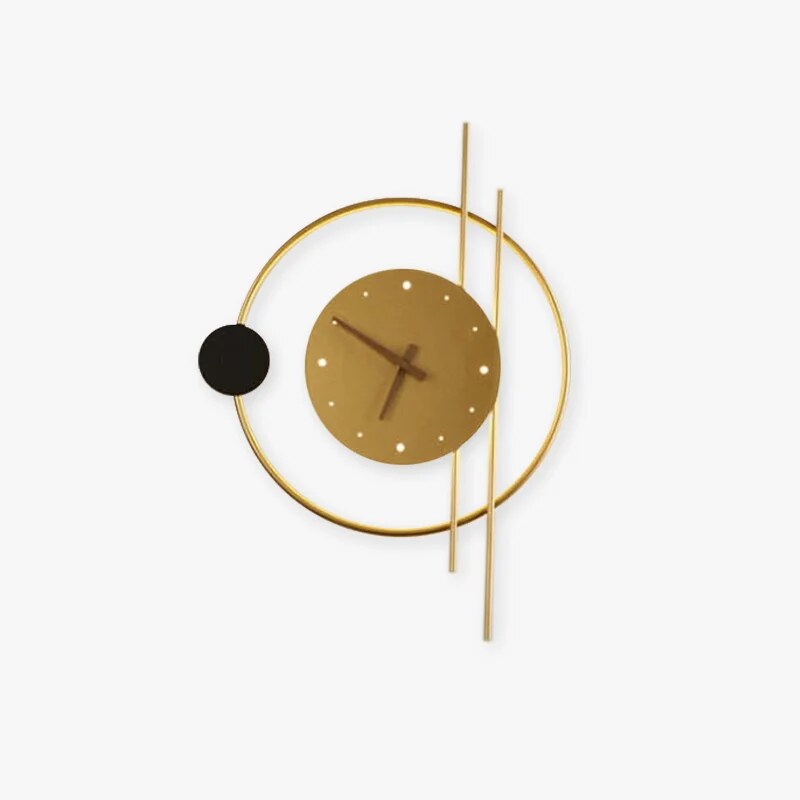 Horloge murale avec LED – Design métal et acrylique moderne