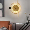 Horloge murale avec LED – Design métal et acrylique moderne