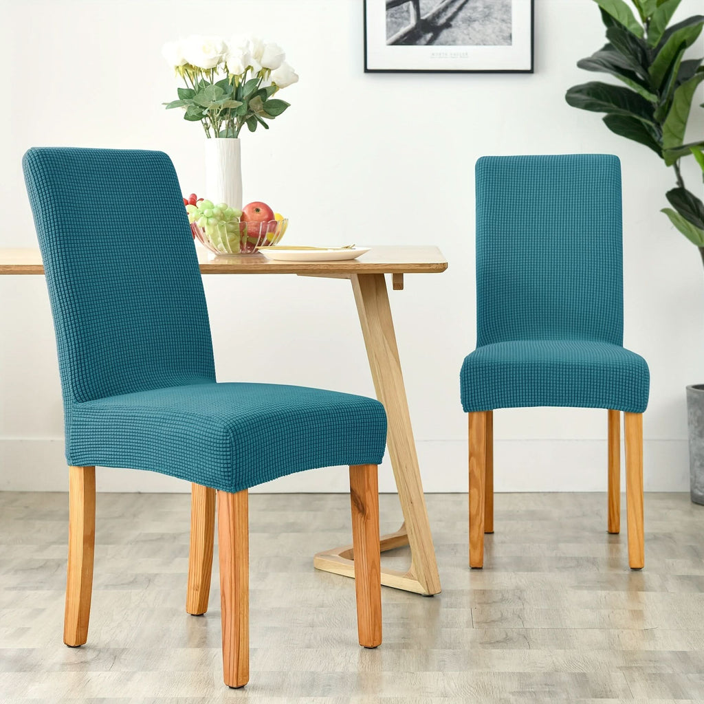 Housse de chaise en velours stretch – Protection pour salle à manger