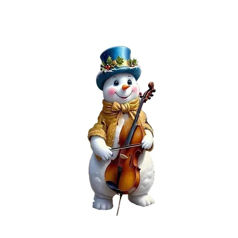 Housse de porte Noël – motifs festifs imprimés en polyester